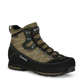 Ботинки горные AKU Trekker III Wide GTX цвет Dark brown / Anthracite