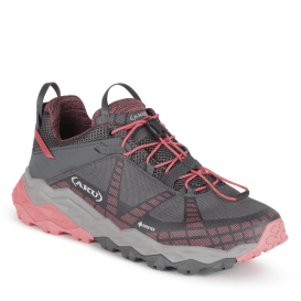 Кроссовки треккинговые AKU WS Flyrock GTX цвет Anthracite / Peach
