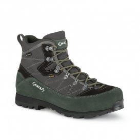 Ботинки треккинговые AKU Trekker III Wide GTX цвет Anthracite / Green